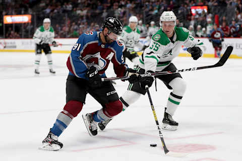 Thomas Harley #55 of the Dallas Stars. (Photo by Matthew Stockman/Getty Images)