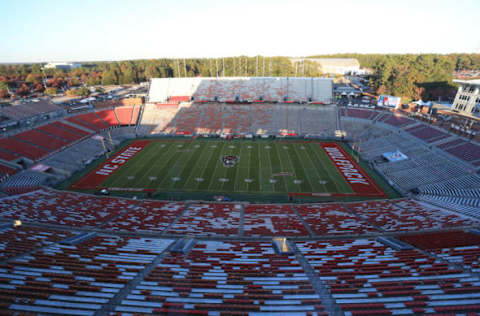 RALEIGH, NORTH CAROLINA – NOVEMBER 09: A general view of Carter-Finley Stadium prior to the game between the North Carolina State Wolfpack and Clemson Tigers on November 09, 2019 in Raleigh, North Carolina. (Photo by Streeter Lecka/Getty Images)