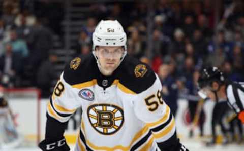 Boston Bruins, Urho Vaakanainen #58 (Photo by Bruce Bennett/Getty Images)