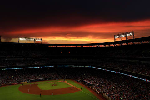 ARLINGTON, TX – JULY 08: A view as the Texas Rangers take on the Los Angeles Angels in the third inning at Globe Life Park in Arlington on July 8, 2017, in Arlington, Texas. (Photo by Tom Pennington/Getty Images)