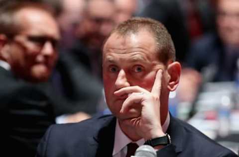 PHILADELPHIA, PA – JUNE 27: Brad Treliving, General Manager of the Calgary Flames, looks on during the first round of the 2014 NHL Draft at the Wells Fargo Center on June 27, 2014 in Philadelphia, Pennsylvania. (Photo by Bruce Bennett/Getty Images)