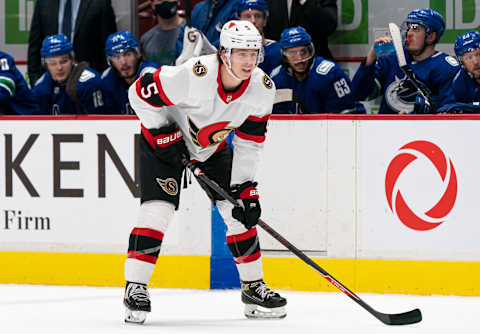 Mike Reilly #5 of the Ottawa Senators (Photo by Rich Lam/Getty Images)