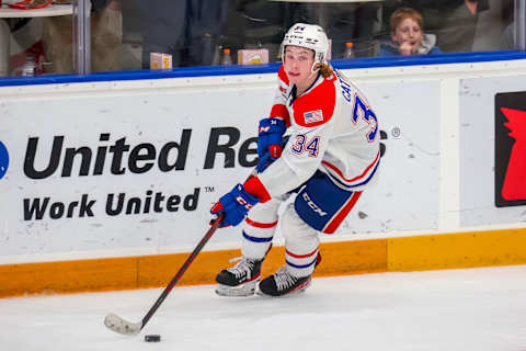 WINNIPEG, CANADA – DECEMBER 09: Berkly Catton. (Photo by Jonathan Kozub/Getty Images)