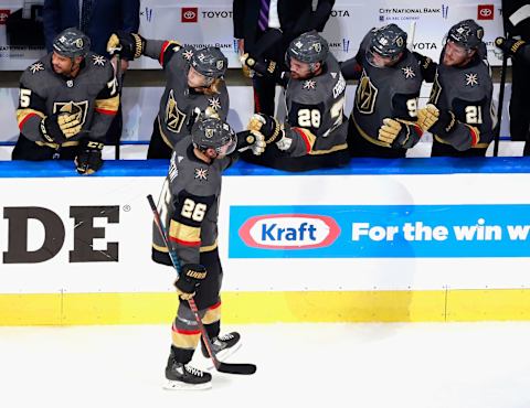 Paul Stastny #26 of the Vegas Golden Knights (Photo by Jeff Vinnick/Getty Images)