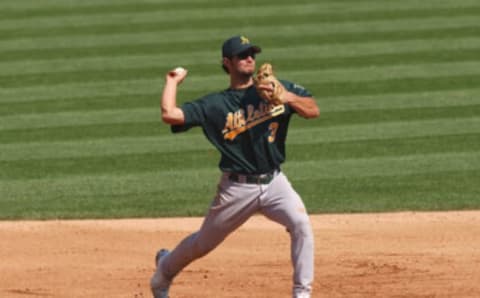 Eric Chavez. (Photo by Jonathan Daniel/Getty Images)