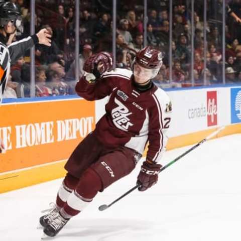 Mason McTavish (Photo by Chris Tanouye/Getty Images)