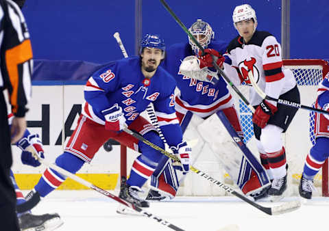 Chris Kreider #20 of the New York Rangers s(Photo by Bruce Bennett/Getty Images)