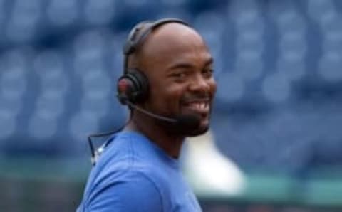 Aug 6, 2015; Philadelphia, PA, USA; ‘JRoll’ manned the shortstop position with the Phillies for parts of 15 seasons from 2000-14, bridging the Veteran’s Stadium and Citizens Bank Park eras. Mandatory Credit: Bill Streicher-USA TODAY Sports