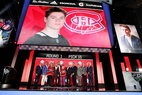 VANCOUVER, BRITISH COLUMBIA – JUNE 21: Cole Caufield Montreal Canadiens (Photo by Bruce Bennett/Getty Images)