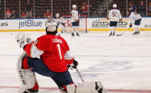 SUNRISE, FL – APRIL 7: Goaltender Roberto Luongo