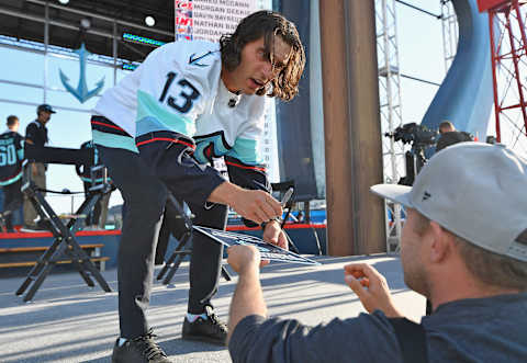 Chris Tanev of the Seattle Kraken. (Photo by Alika Jenner/Getty Images)