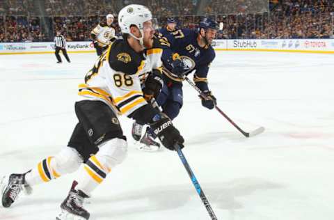 BUFFALO, NY – FEBRUARY 25: David Pastrnak