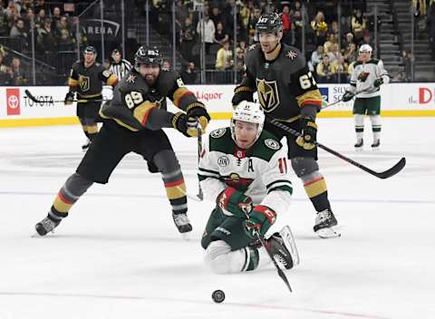 Zach Parise #11 of the Minnesota Wild. (Photo by Ethan Miller/Getty Images)