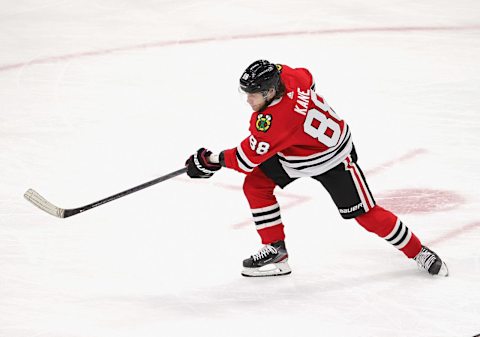 Patrick Kane #88 of the Chicago Blackhawks. (Photo by Jonathan Daniel/Getty Images)