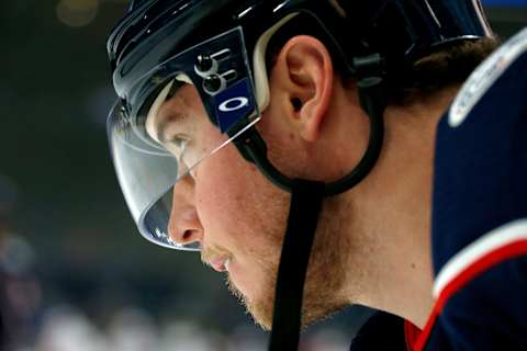 Cam Atkinson #13 of the Columbus Blue Jackets. (Photo by Kirk Irwin/Getty Images)