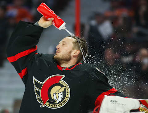 Anton Forsberg #31 of the Ottawa Senators (Photo by Chris Tanouye/Freestyle Photography/Getty Images)