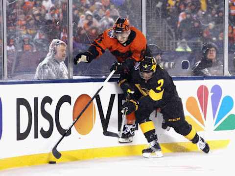 Flyers vs Pittsburgh Penguins during the 2019 Coors Light NHL Stadium Series. (Photo by Bruce Bennett/Getty Images)