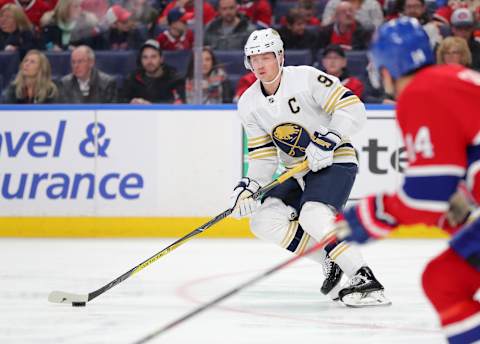 Jan 30, 2020; Buffalo, New York, USA; Jack Eichel Mandatory Credit: Timothy T. Ludwig-USA TODAY Sports