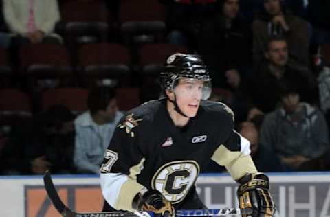 KELOWNA, BC – JANUARY 20: Tyler Stahl #20 of the Chilliwack Bruins skates against the Kelowna Rockets at Prospera Place on January 20, 2010 in Kelowna, Canada. (Photo by Marissa Baecker/Getty Images)