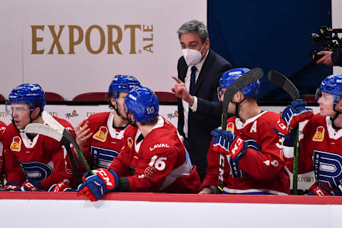 MONTREAL, QC – FEBRUARY 22: Head coach Laval Rocket Joel Bouchard (Photo by Minas Panagiotakis/Getty Images)