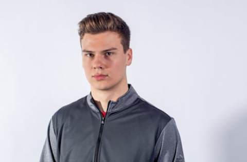 BUFFALO, NY – MAY 30: Egor Afanasyev poses for a portrait at the 2019 NHL Scouting Combine on May 30, 2019 at the HarborCenter in Buffalo, New York. (Photo by Chase Agnello-Dean/NHLI via Getty Images)