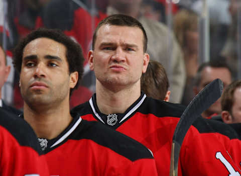 Bobby Holik #16 of the New Jersey Devils. (Photo by Bruce Bennett/Getty Images)