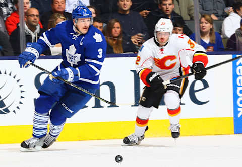 Dion Phaneuf   (Photo by Abelimages/Getty Images)