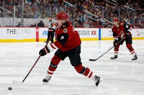 Clayton Keller #9, Arizona Coyotes (Photo by Christian Petersen/Getty Images)