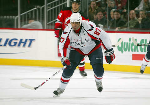 Donald Brashear, Washington Capitals (Photo by Bruce Bennett/Getty Images)