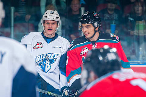 Nick Merkley #10 of Kelowna Rockets. (Photo by Marissa Baecker/Getty Images)