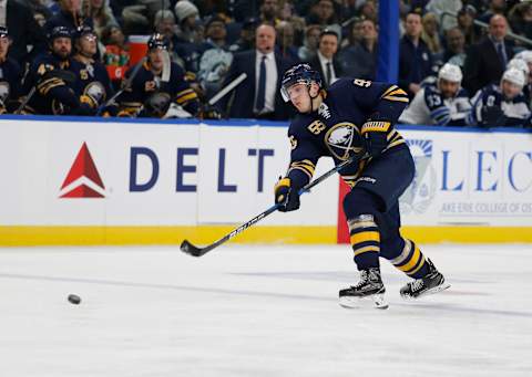 Buffalo Sabres, Rasmus Ristolainen (55) against the Winnipeg Jets. Mandatory Credit: Timothy T. Ludwig-USA TODAY Sports