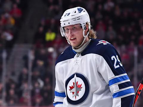 Patrik Laine #29 of the Winnipeg Jets (Photo by Minas Panagiotakis/Getty Images)