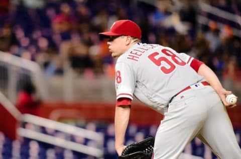 The Signs Are There for Hellickson: Klentak Will Move Him in July. Photo by Steve Mitchell – USA TODAY Sports.