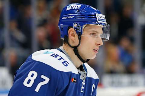 Vadim Shipachyov of the Dynamo Moscow looks on against the CSKA at the Arena VTB Moscow on January 8, 2020 in Moscow, Russia.