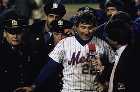 New York Mets IF Ray Knight following the 1986 World Series. (Photo by Ronald C. Modra/Getty Images)