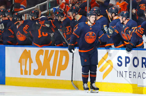 Ryan McLeod, #71, Celebrating Goal. Mandatory Credit: Perry Nelson-USA TODAY Sports