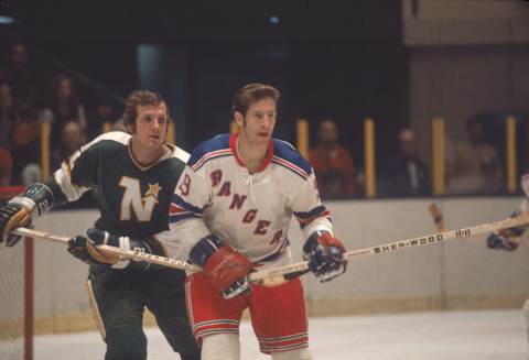 Jean Ratelle of the New York Rangers (Photo by Melchior DiGiacomo/Getty Images)