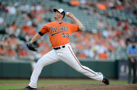 Britton is returning to his previous form, and the Phillies have him at the top of their reliever wish list. Photo by G Fiume/Getty Images.