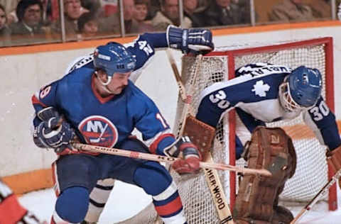 1982: Bryan Trottier #19 of the New York Islanders. (Photo by Graig Abel/Getty Images)