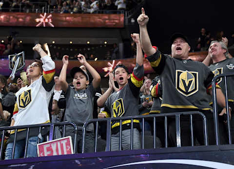 Vegas Golden Knights fans (Photo by Ethan Miller/Getty Images)