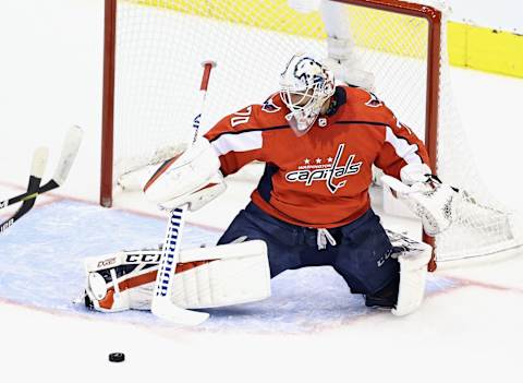 Braden Holtby #70 of the Washington Capitals (Photo by Elsa/Getty Images)