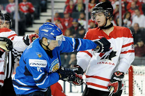 Dougie Hamilton #4 of Team Canada. (Photo by Richard Wolowicz/Getty Images)