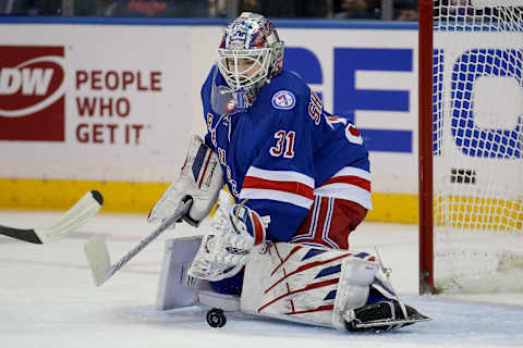 New York Rangers goaltender Igor Shesterkin (31) : Mandatory Credit: Brad Penner-USA TODAY Sports