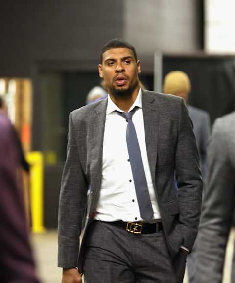 PHILADELPHIA, PENNSYLVANIA – MARCH 23: Ryan Reaves #75 of the Minnesota Wild arrives for the game against the Philadelphia Flyers  (Photo by Bruce Bennett/Getty Images)