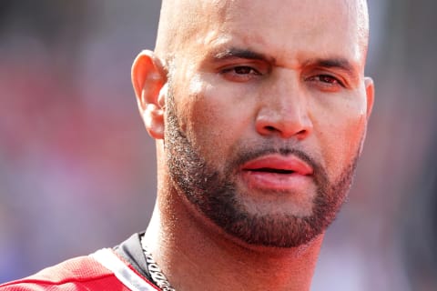 Albert Pujols of the Los Angeles Angels (Photo by Masterpress/Getty Images)