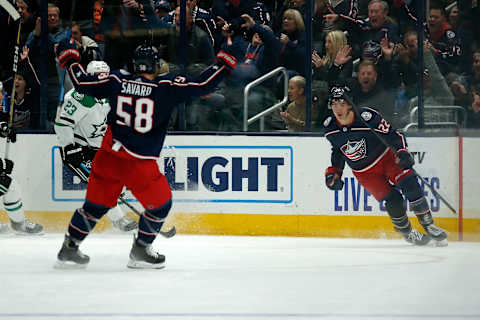 COLUMBUS, OH – OCTOBER 16: David Savard #58 of the Columbus Blue Jackets . (Photo by Kirk Irwin/Getty Images)