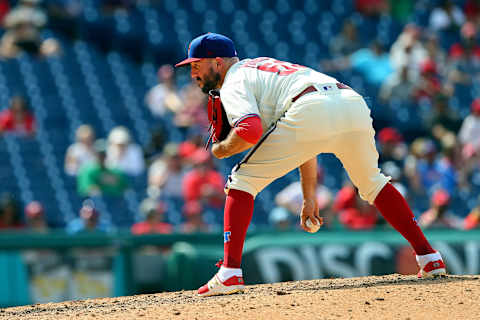 Since joining the Phillies, Parker has struggled in two of five outings. Photo by Rich Schultz/Getty Images.