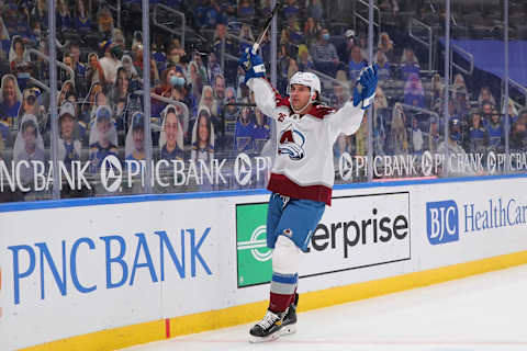 Brandon Saad #20 of the Colorado Avalanche. (Photo by Dilip Vishwanat/Getty Images)