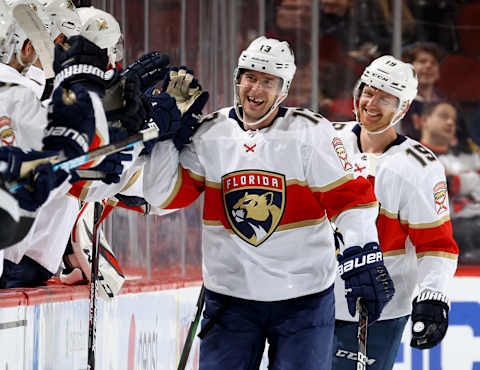 Mark Pysyk #13 of the Florida Panthers (Photo by Elsa/Getty Images)