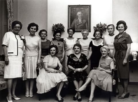 Congresswomen of the 89th Congress, with Charlotte Reid at the far right.